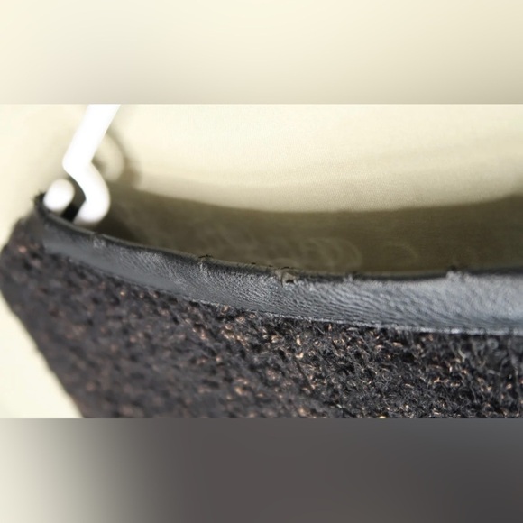 Hinge Alpaca Cardigan Sweater Wool Blend Metallic Bronze Snap Front Women’s Sz L - Picture 13 of 13